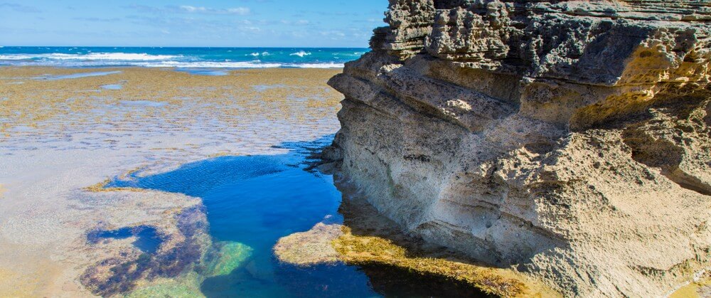 Point Lonsdale beach in Victoria Australia